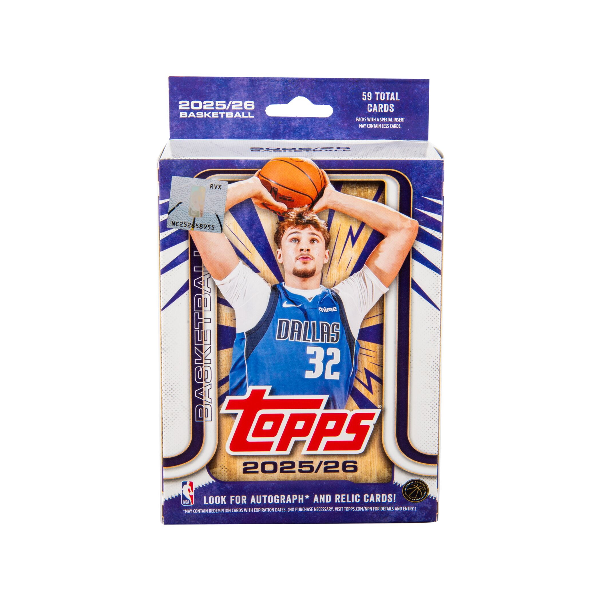 2025-26 Topps Flagship Basketball Trading Cards Hanger Box