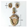 thumbnail image 3 of Qian Tree Face Decor Old Man Tree Hugger Bark Ghost Face Garden Yard Art Decor Easter Creative Props, 3 of 3
