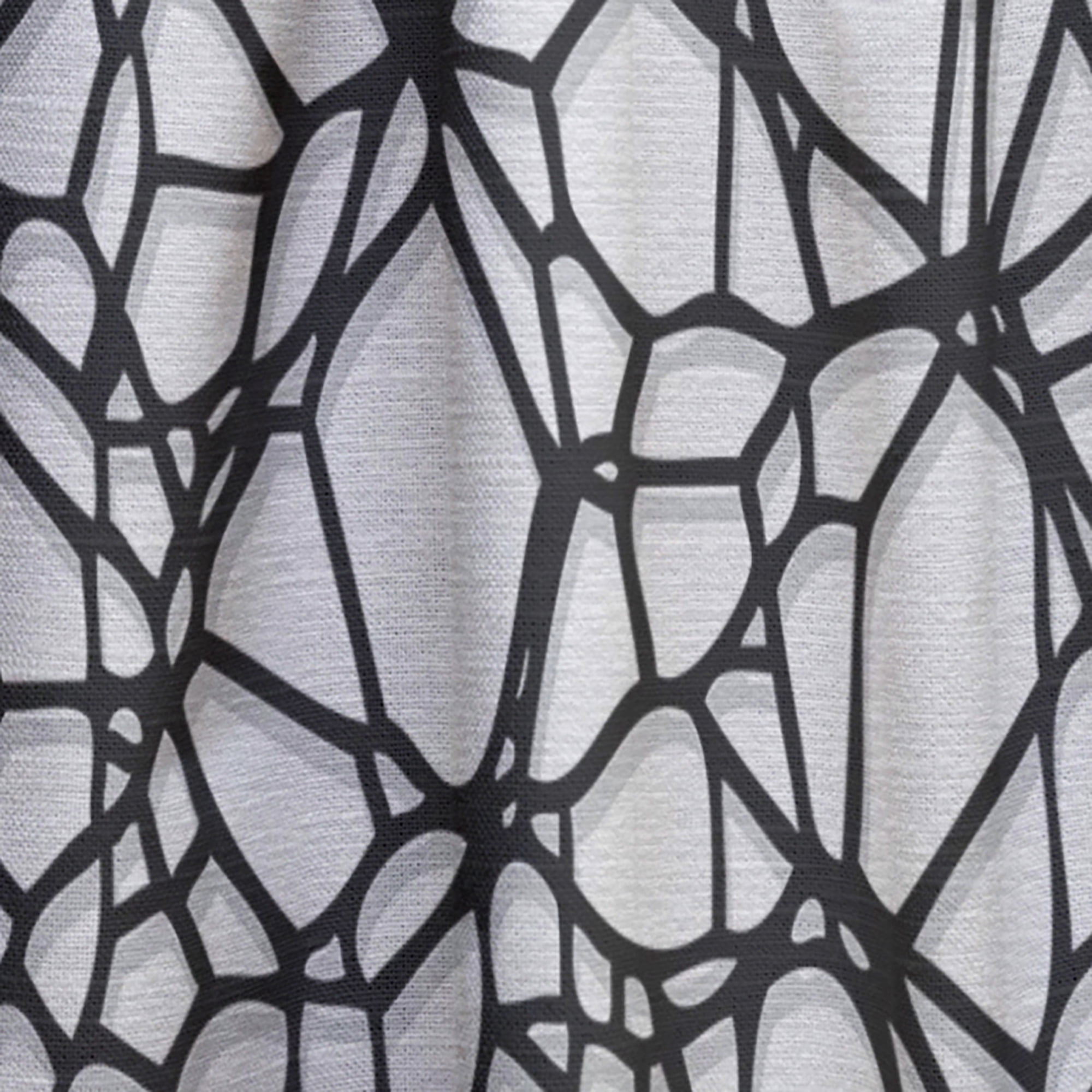 Designart 'Abstract Pattern Mosaic' Modern & Contemporary Curtain Panel