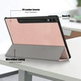thumbnail image 4 of Dteck Slim Case for Samsung Galaxy Tab S9 Ultra 14.6 Inch 2023 SM-X910/X916/X918, Ultra Thin Lightweight Stand Cover with Auto Wake/Sleep,Rosegold, 4 of 8