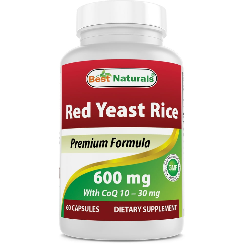 Best Naturals Red Yeast Rice with COQ10 60 Capsules