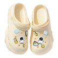 thumbnail image 1 of Ediodpoh Breathable Unisex on Clogs for Everyday Wear with Heel Design and Accessory Compatibility Comfortable Lightweight Footwear for All Seasons Slippers for Women White 39-40, 1 of 3