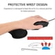 thumbnail image 3 of Keyboard Wrist Rest Ergonomic Pink Wrist Rest for Keyboard and Mouse Memory Foam Wrist Rest Support Pad Non Slip Keyboard Mouse Wrist Rest Pad(Black), 3 of 4