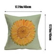 thumbnail image 3 of Summer Style Pillowcase Natural Style Pillowcase Suitable For Living Room Sofa Car Seat Size Is 17.71x17.71 Inches, 3 of 6