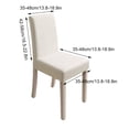 thumbnail image 4 of fastboy 4pcs/set Removable High Back Chairs Cover Easy To Clean And Maintain Elastic And Stretchy Premium, 4 of 6