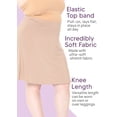 thumbnail image 4 of Stretch Is Comfort Women's Knee Length A-Line Flowy Skirt | Adult Xsmall- 5x, 4 of 6
