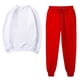 thumbnail image 2 of Puntoco Conjunto deportivo de pantalones deportivos informales con cuello redondo y sólido para mujer Puntoco Puntoco-8649, 2 of 4