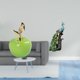 thumbnail image 2 of Estatua,Escultura de fruta artificial,estatua y artesanía,Figura de escritorio,Estante de estatua de pavo real para escritorio,decoración del hogar,Figura decorativa creativa para la oficina, 2 of 8