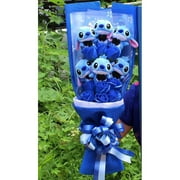 Lilo Stitch Plush Doll Toys Rose Bouquet Gift Box Stitch Soft Stuffed Dolls Stich Plush Bouquets for Kids Birthday Gifts 6