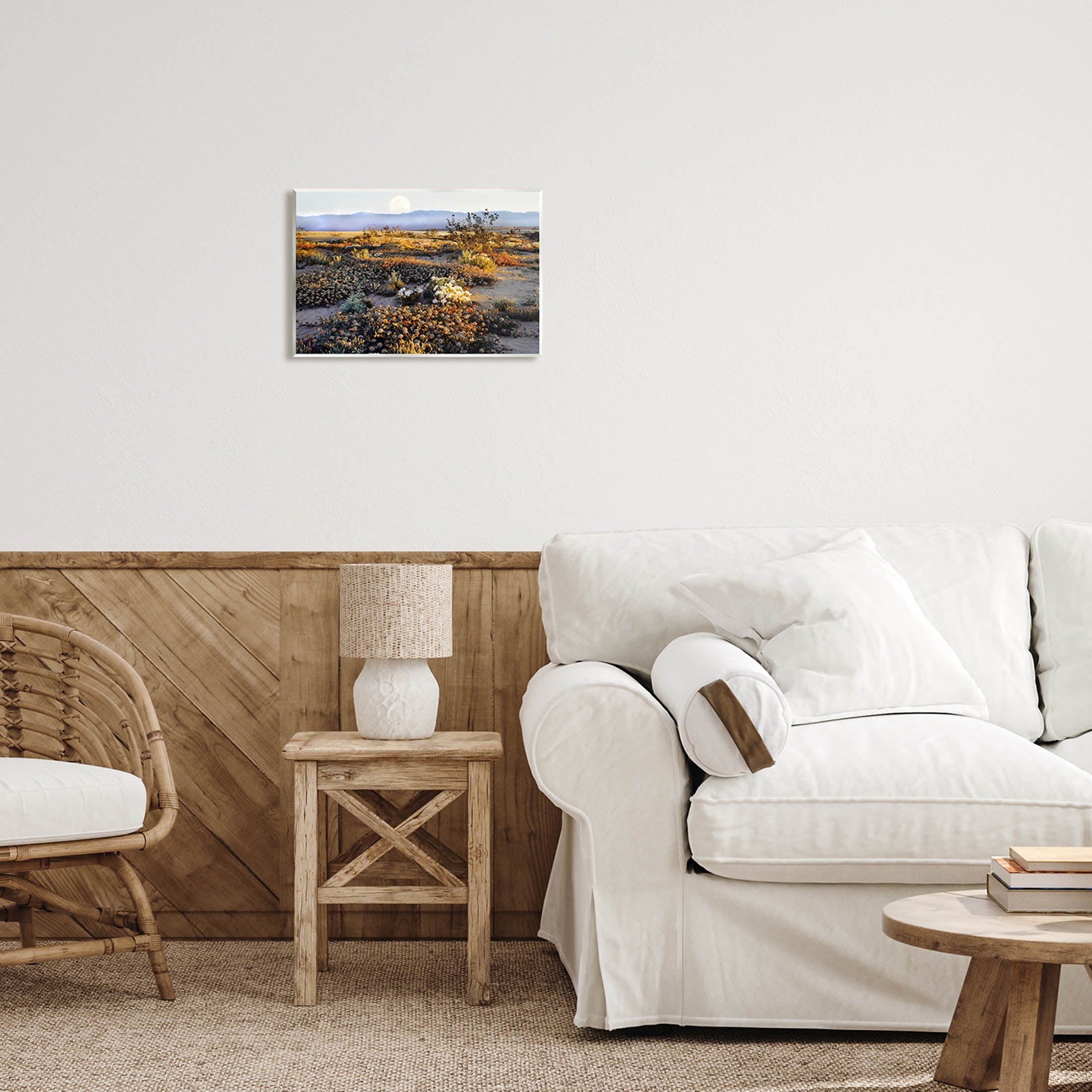Mountain View Desert Vegetation Landscape Photograph Unframed Art Print Wall Art