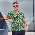 thumbnail image 4 of Balery Happy St. Patrick's Day Camisa Polo de Hombre con Estampado, de Manga Corta y Tejido Medio, Camisa Tipo Golf Polo-XX-Large, 4 of 6