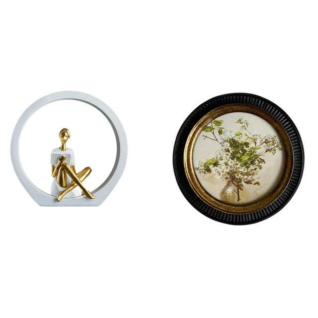 Figura De Niña, Estatua De Mujer, Centro De Mesa, Dormitorio, Regalo Para Lectores, Estantería, Escultura Abstracta De Estilo Rústico, Decoración Versátil, Marco De Fotos Europeo, Antiguo,