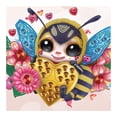 thumbnail image 1 of Cuadros Decorativos 5D DIY parcial especial en forma de taladro diamante pintura abeja decoración del hogar (LY006) Wdftyju de costura negro 4 estilos, 1 of 9