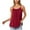 Wine, variant on Youyipin Womens Tops Camisole With Built In Bra Adjustable Strap Tank Top Loose Fit Cami Shirt Summer Tops For Women