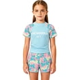 thumbnail image 2 of Gyujnb Sporty Two-Piece Tankini Swimsuit Abstract Print for Swimming Beach (Little Girls, Big Girls),9-11 Years, 2 of 4