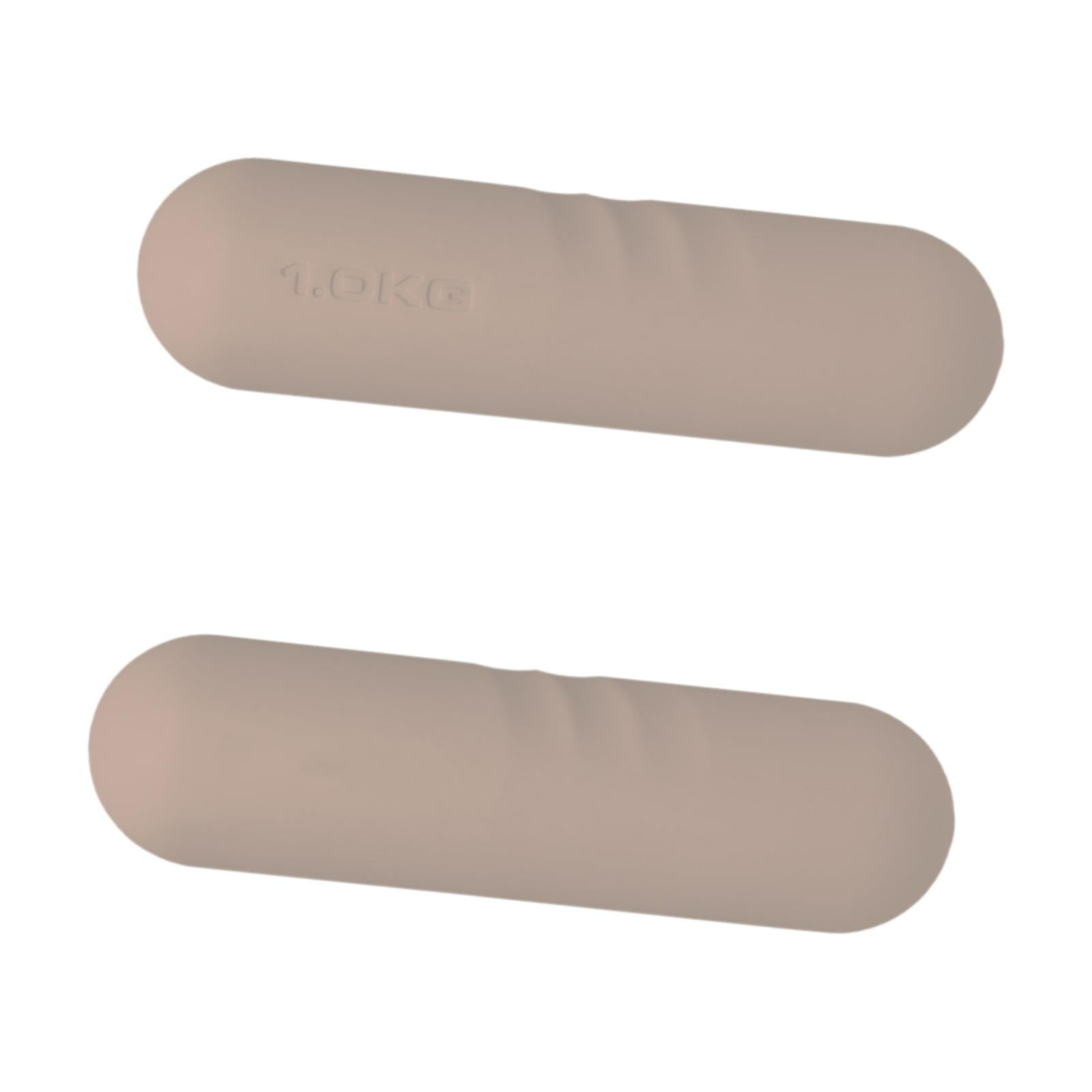2pcs Dumbbell Weight Bar Hand Weights Strength Training Anti Slip Silicone Coating for Kids Adults Home Gym