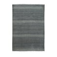 thumbnail image 3 of EORC Gray / Ivory Hand Crafted Wool & Viscose Contemporary Modern Grass Rug, 8' X 10', 3 of 4