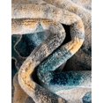 thumbnail image 4 of Unique Loom Mystic Collection Area Rug - Fitz Roy (2' x 6' Runner Navy Blue/Beige), 4 of 7