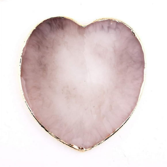 Paleta de uñas de ágata Phnom Penh, herramienta para colorear uñas en forma de corazón (gris)