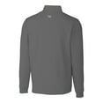 thumbnail image 3 of Men's Cutter & Buck Steel Indianapolis Colts Throwback Logo Traverse Stretch Quarter-Zip Big & Tall Pullover Top, 3 of 3