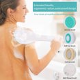 thumbnail image 3 of Electric Shower Brush Rechargeable Rotating Long Handle Back Scrubber Suitable for Body Cleansing Exfoliation Waterproof and Non-Slip with 4 Types of Brush Heads, 3 of 9