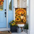 thumbnail image 3 of Siamese Cat Sunflower Garden Flag 12x18 Inch Double Sided,You Are My Sunshine Animal Flowers Rustic Farmhouse Outdoor Decor,Summer Fall Floral Sunset Yard Lawn Porch Gift, 3 of 6