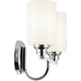thumbnail image 6 of Kichler 55225BK Gioe 2 Light 14" Wide Vanity Light - Black, 6 of 7