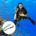 thumbnail image 4 of Adjustable Diving Rearview Mirror White 1Pack 2.3X2.3X0.6In, 4 of 6