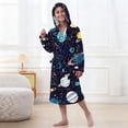 thumbnail image 4 of Ropa de cama Ropa infantil Albornoz grueso con capucha alargado Pijamas de terciopelo para niñas Camisón de poliéster para niñas, 4 of 7
