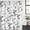 grey, variant on Grey Brown Botanical Shower Curtain Set - Small 36" x 72" Washable Bathtub Curtain with 12 Hooks, Watercolor Spring Floral Summer Leaf Waterproof Fabric Shower Curtains for Bathroom/Bathtub Décor