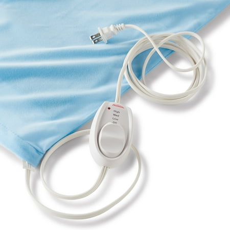 Sunbeam Standard Size Heating Pad with Moist Heat Sponge for Muscle Ache, 12" x 15"