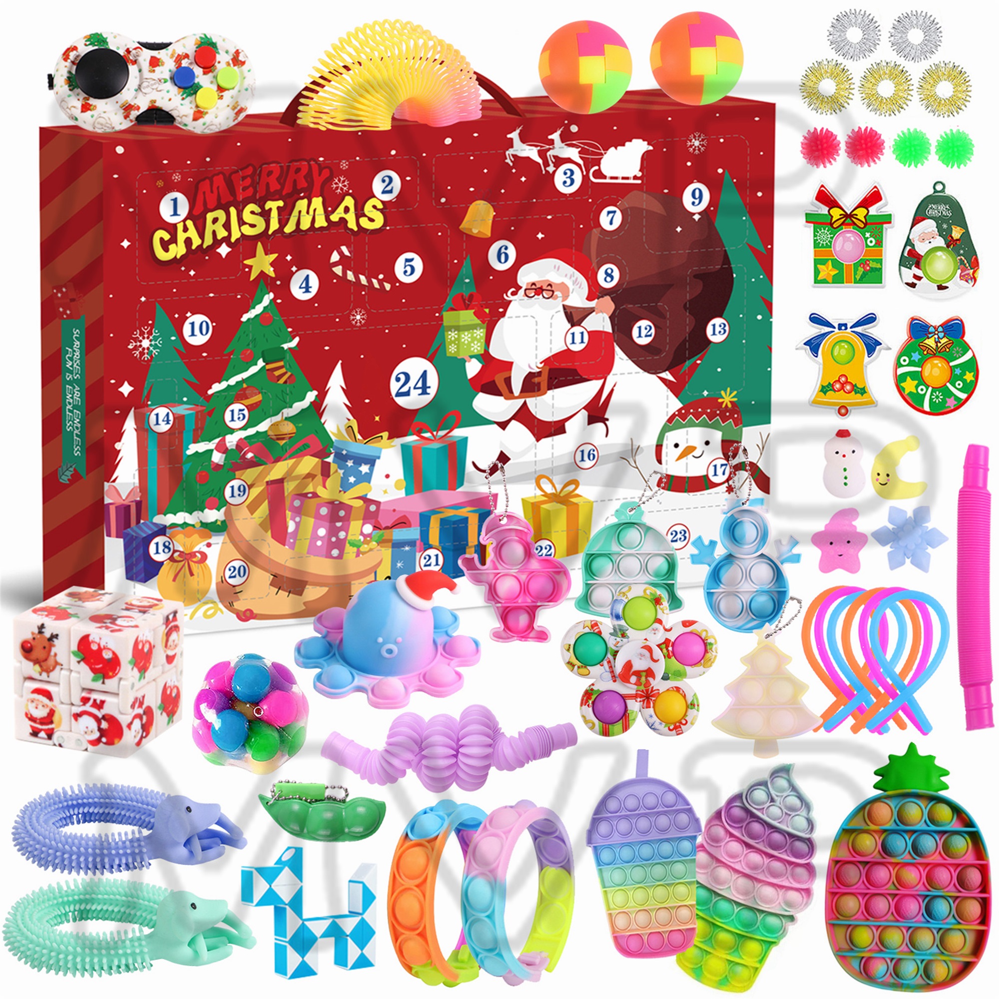 Fidget Countdown To Christmas Advent Calendar 