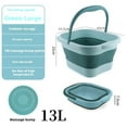 thumbnail image 3 of xaoyunyn Folding Foot Bath Bucket with Massage Rollers,Thickened Insulation,Proof Material,Multifunctional Elevated Foot Soaking Basin for Stress Relief, 3 of 5