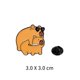 thumbnail image 5 of Cute Cartoon Capybara Enamel Brooch Stylish Capybara Pin Badge Unique Brooch Charm Perfect For Casual And Party Wear, 5 of 5