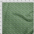 thumbnail image 4 of oneOone Polyester Spandex Green Fabric Leaf With Stripes Craft Projects Decor Fabric Printed By The Yard 56 Inch Wide, 4 of 5