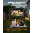 thumbnail image 2 of VEVOR 15 ft Inflatable Movie Screen 16:9 600D Movie Projector with Portable Bag, 2 of 9