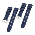 thumbnail image 2 of Correa de goma para reloj, hebilla de acero inoxidable para AE-1300 AE-1000W Sgw-300H Argenta azul oscuro Yuyangstore correa de reloj, 2 of 7