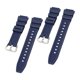 thumbnail image 2 of Correa de reloj de goma Yinane con Hebilla de 1,8 cm de ancho para AE-1300 Sgw-300H Sgw-500H azul oscuro, 2 of 7