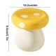 thumbnail image 3 of pstuiky Porta palillos de cerámica con forma de hongo tarro para hisopos de algodón caja para hilo dental botella de almacenamiento para escritorio para el hogar y la sala de estar., 3 of 6
