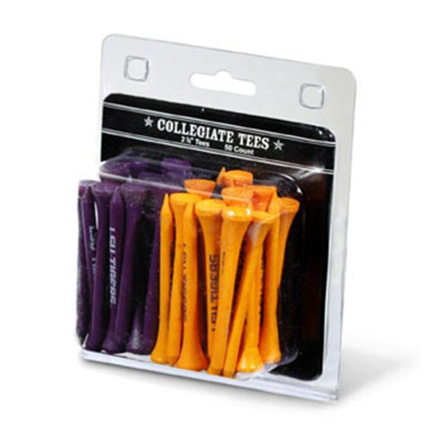 Team Golf 22055 LSU Tigers 50 Imprinted Tee Pack