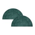 thumbnail image 2 of Home Weavers Waterford Collection 100% Cotton Tufted Bath Rug Set, Soft & Absorbent Non-Slip Bath Mats, Machine Washable, Set of 2 Identical 17"x30" Rugs, Bottle Green, 2 of 10