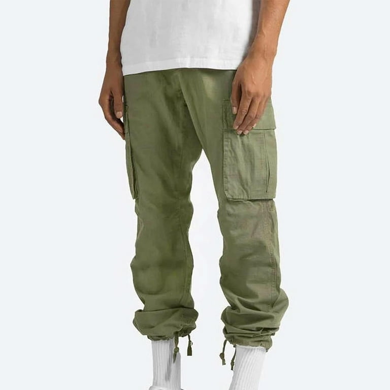 Men's Bandana Paisly Drawstring Jogger Pants Cashew Printed