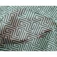 thumbnail image 4 of oneOone Silk Tabby Fabric Greek Key Geometric Printed Fabric 1 Yard 42 Inches Wide, 4 of 4