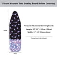 thumbnail image 6 of HELLHERO Iron Board Covers Easy Change 15x54 Inches Elastic Edges Protect Cover Polyester Fabric Lightweight Easy to Fold & Removable Cover Purple Hearts, 6 of 6