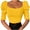 Yellow, variant on UPPADA Short Sleeve Crop Tops for Womens Solid T Shirts Slim Fit Square Collar Tunic Summer Casual Streetwear