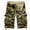 Khaki, variant on 2025 Summer Men's Camo Casual Cargo Shorts Stretch Cotton Outdoor Travel Golf Hiking Shorts with Multi-Pockets
