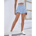 thumbnail image 3 of Womens High Waisted Shorts Athletic Running Shorts Workout Gym Quick Dry Flowy Shorts with Pockets, 3 of 5