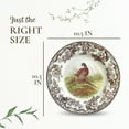 thumbnail image 7 of Spode Woodland Dinner Plate, Pheasant, 10.5” Made in England Ideal Hunting Cabin Décor, Microwave and Dishwasher Safe, 7 of 7