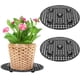 thumbnail image 2 of Kearding 2x soporte de plantas duradero negro para macetas de vivero con soporte de sistema de drenaje para macetas versátil Jardín y Patio, 2 of 6