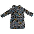 thumbnail image 2 of Batman Character and Logos Velvet Fleece Toddler Robe-Toddler 4T, 2 of 2